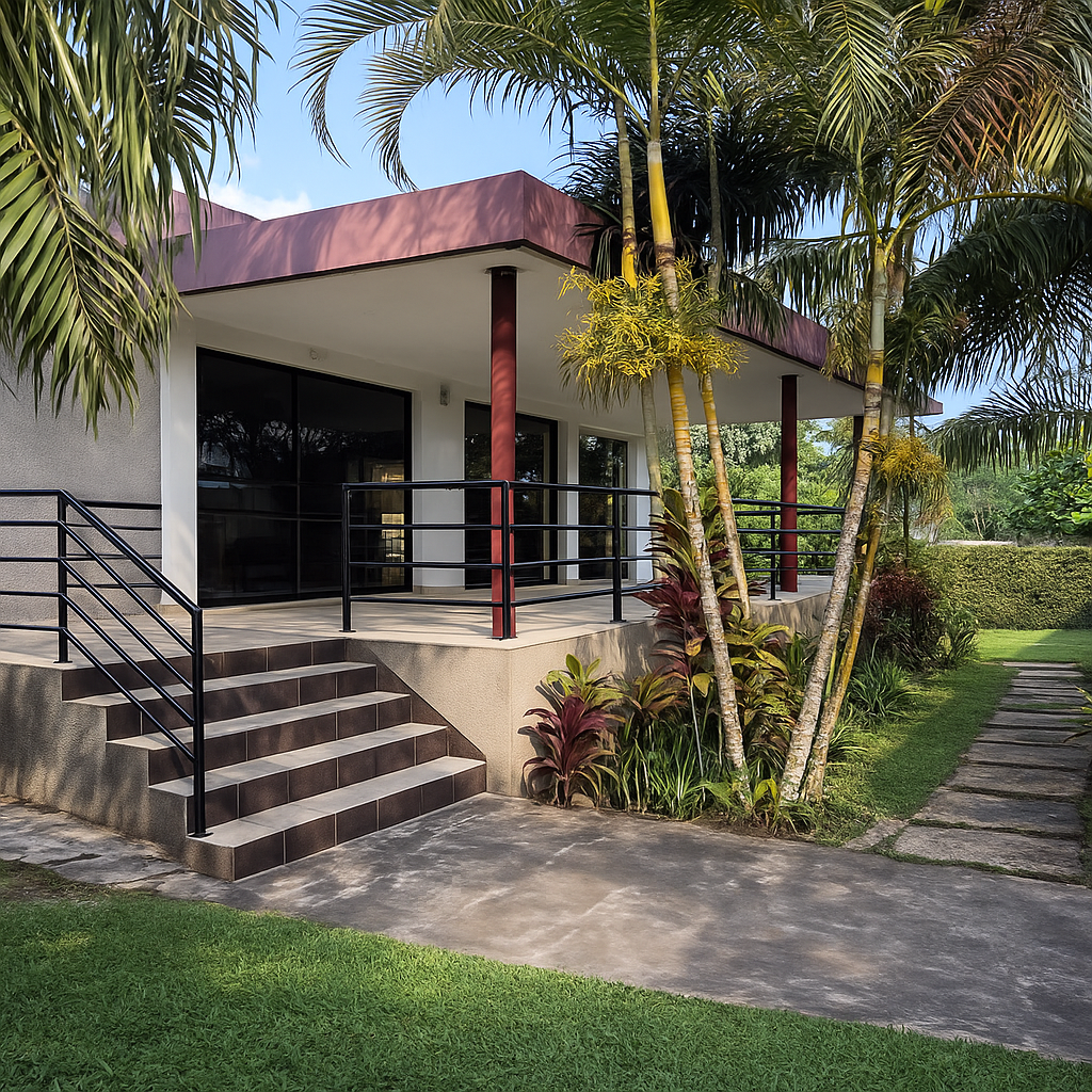 Cocody Work Place – Façade et jardin